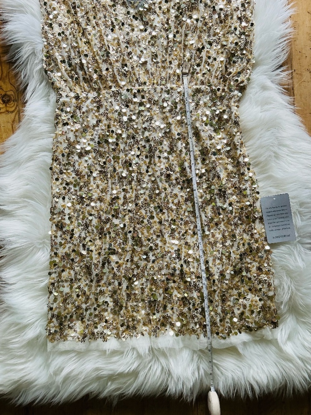 Aidan Mattox Sequin Mini Dress Size 6 - Picture 4 of 12